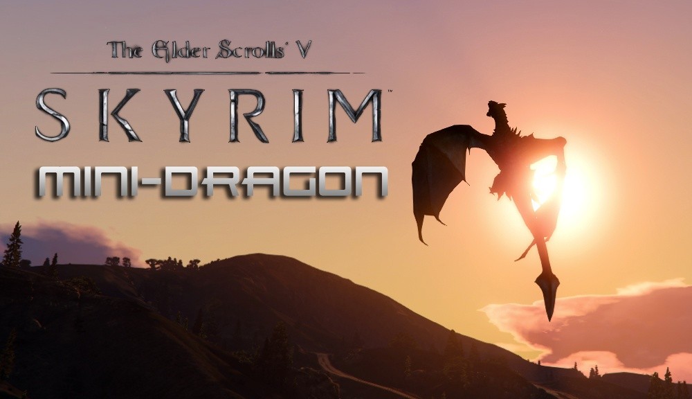 Skyrim Mini-Dragon